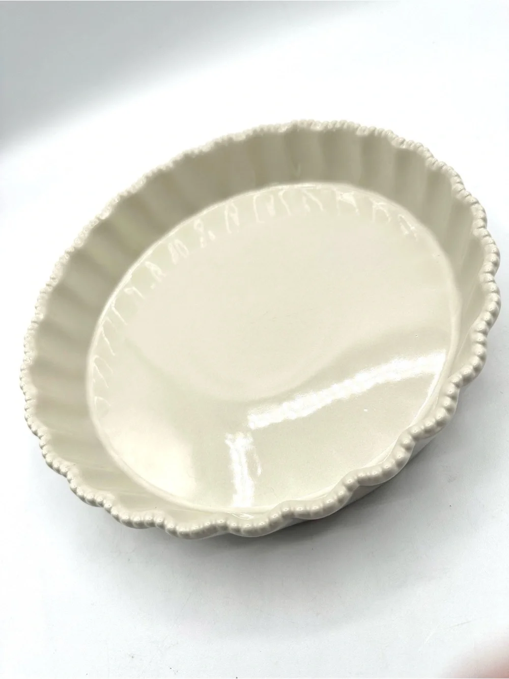 Hearth & Hand Magnolia Fluted Quiche Dish 10”